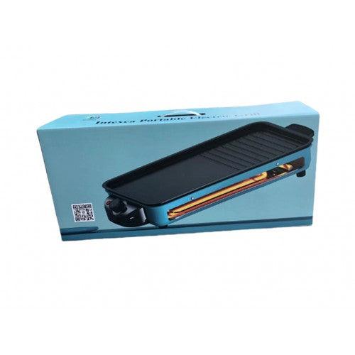 INTEXCA Portable Multifunctional Electric Grill w/ Non-Stick Cooking Surface Adjustable Temperature Knob - Toytexx INTEXCA Portable Multifunctional Electric Grill w/ Non-Stick Cooking Surface Adjustable Temperature Knob - Toytexx